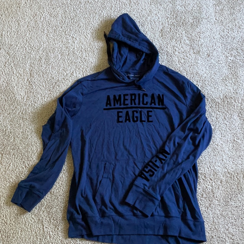 American eagle light sweat hood